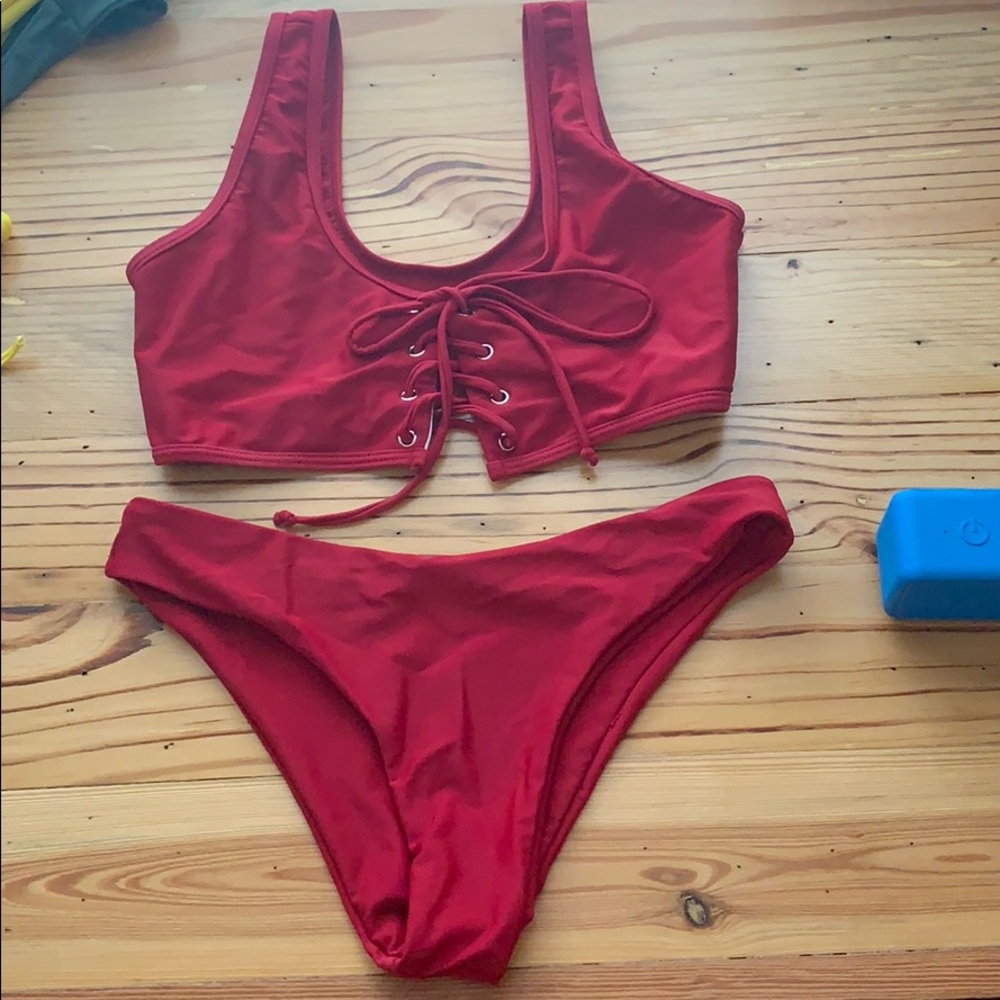 Zaful Red Bikini